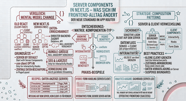 Server Components in Next.js – was sich im Frontend-Alltag ändert